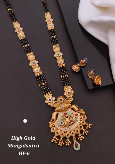 High gold mangalsutra HF 6 Fashion jewellery wholesalers in Ahmedabad